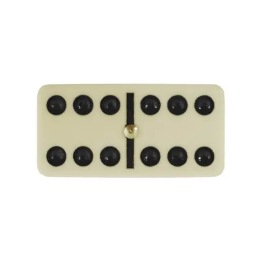 Double Six Dominoe Set 2025 Close Up Domino